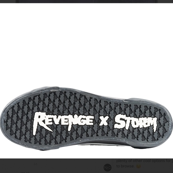 Revenge x Storms Volume 2 High Top Black White Mens Size 9 - Picture 8 of 15
